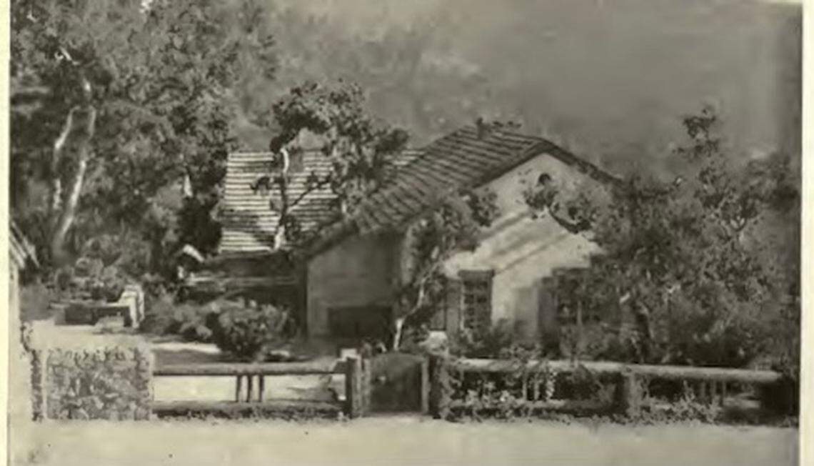 The Stonewater house back when it was newly built, circa 1920s.