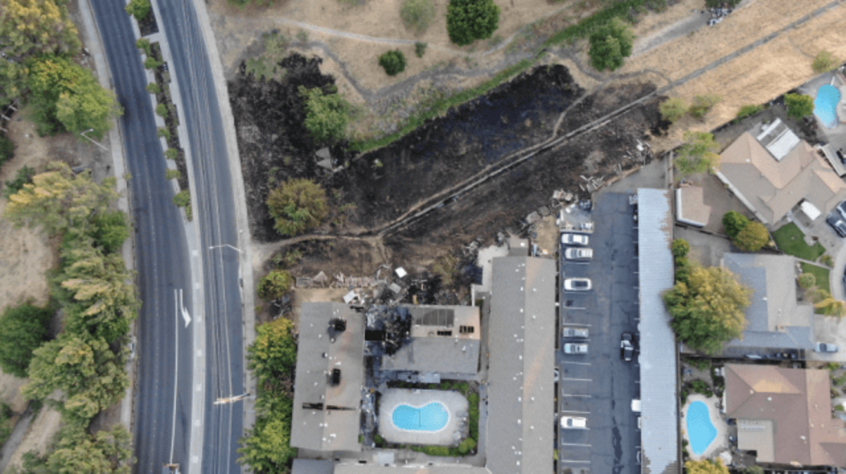 James Sossaman, 44, of Antioch, California, sparked a blaze with fireworks that displaced 40 people from an apartment complex, fire officials say.