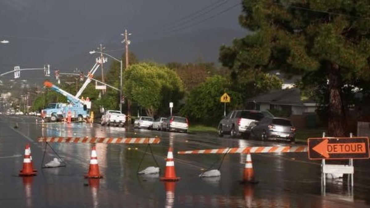 Placer County emergency workers are warning residents with downed power lines not to cut or otherwise attempt to remove them on their own. People who do so could suffer serious injuries or death while also putting PG&E crews in danger, the Sheriff’s Office stated.