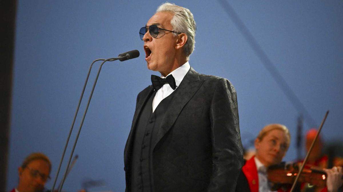 Andrea Bocelli performs at the Platinum Jubilee concert for Queen Elizabeth II in June. The Italian tenor is heading to Sacramento’s Golden 1 Center in May as part of a world tour.