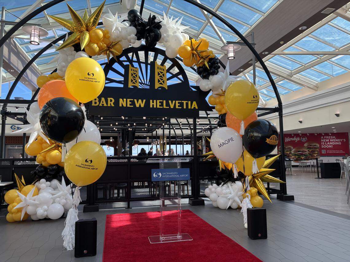 Bar New Helvetia was one of four new dining options at Sacramento International Airport unveiled Thursday.
