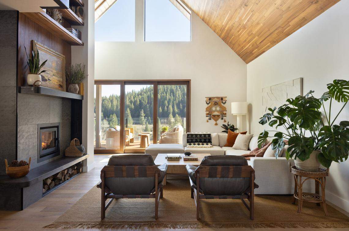 The interior of the debut home, Guesthouse Lake Tahoe, which opened in December 2025.