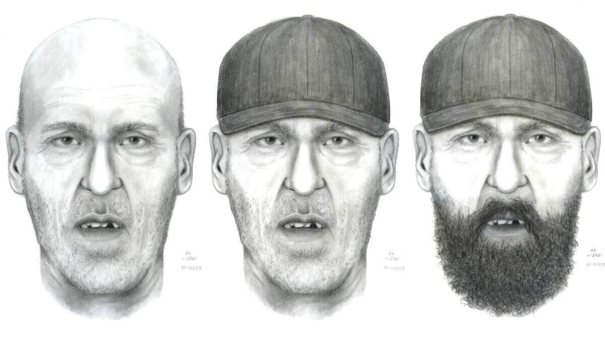 The Sacramento County Coroner’s Office on Wednesday, Dec. 7, 2022, released three forensic artist sketches of a man whose skeletonized remains were found Jan. 9, 2021, in a homeless camp near Interstate 80 in Citrus Heights.