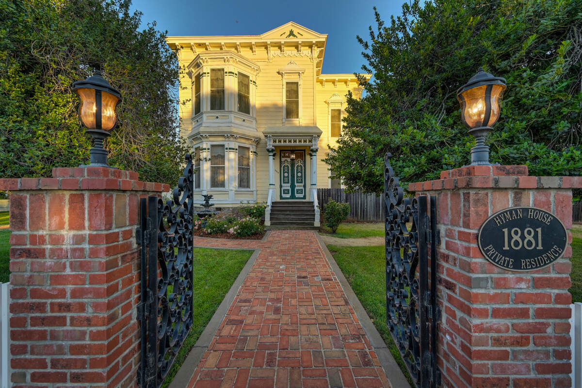 The Hyman House, built in 1881, on Figueroa Street in Folsom, California is for sale.