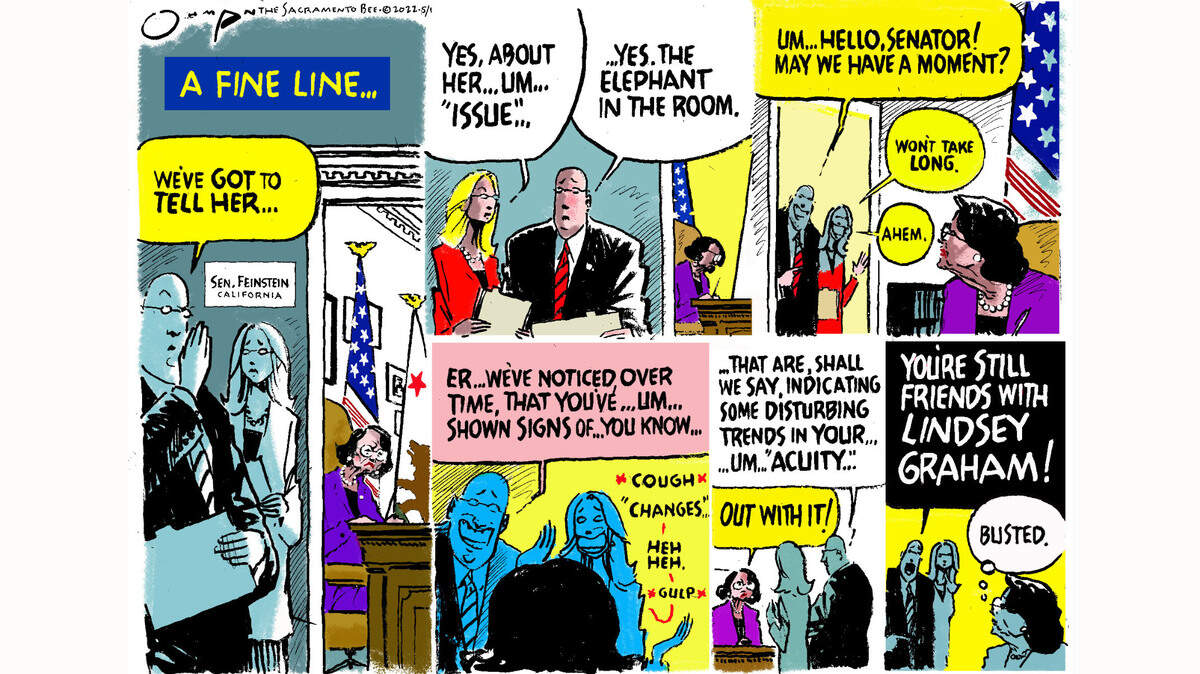 Jack Ohman: Aging like a Feinstein ...