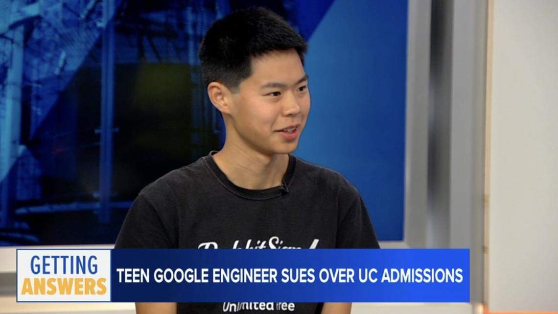 Stanley Zhong and his father, Nan Zhong, filed a federal lawsuit against the University of California for racial discrimination.