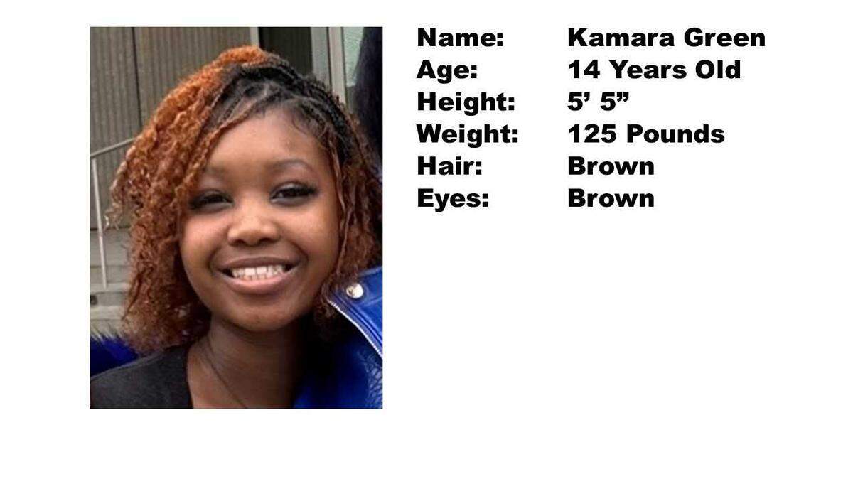 The California Highway Patrol issued an Ebony Alert for Kamara Green, a missing 14-year-old girl who was last seen more than two months ago.