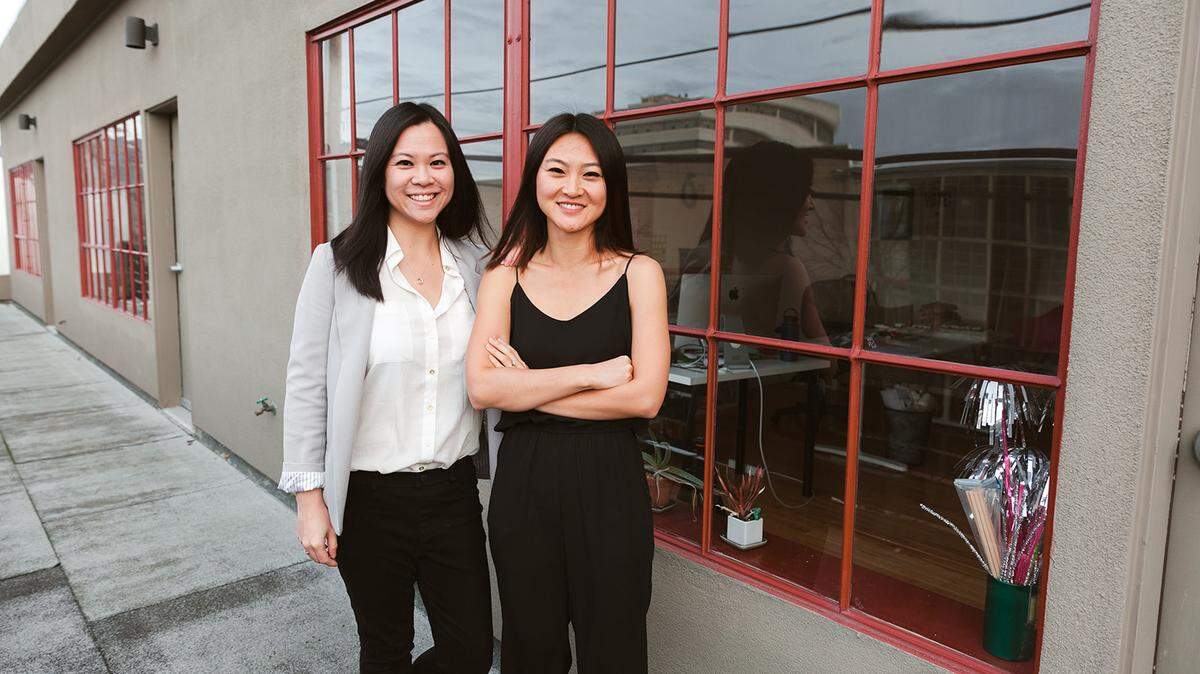 Vivian Chan and Jenn Qiao are the co-founders of East Meets Dress, a California-based online store that offers tailor-made cheongsam outfits.