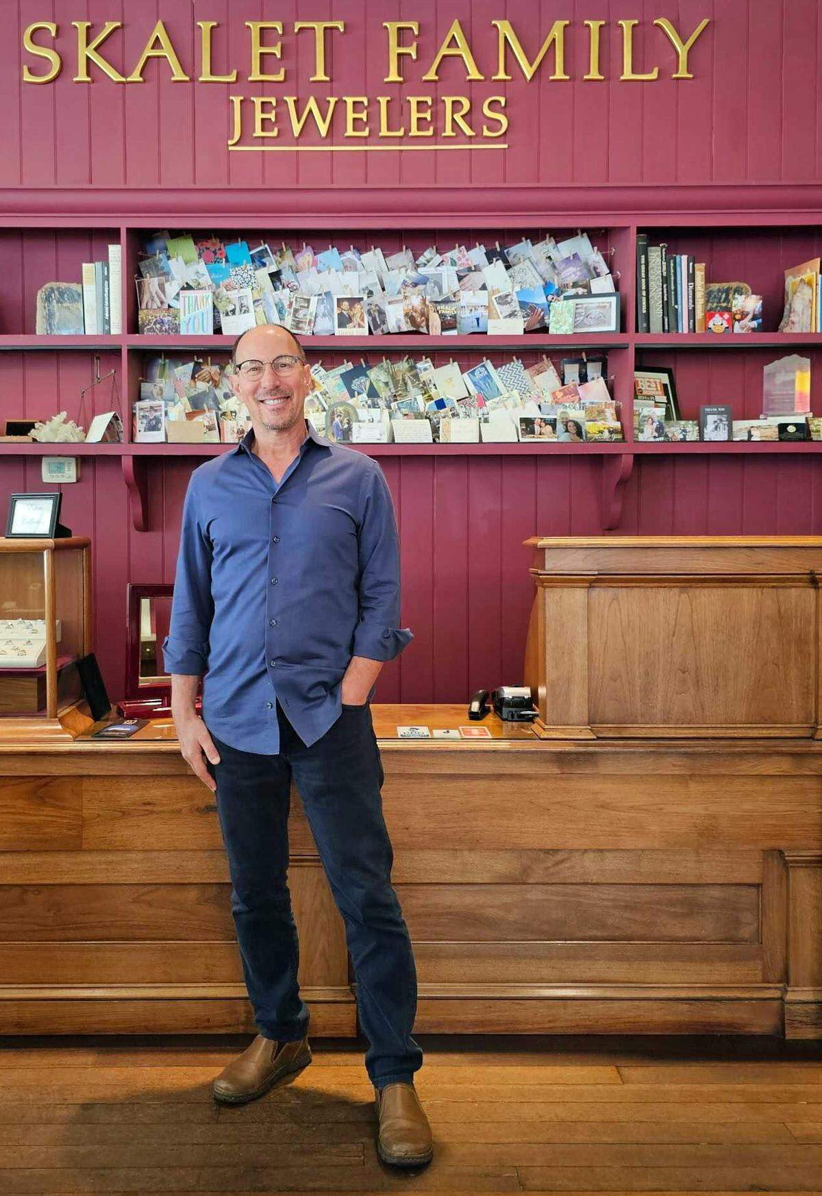 Howard Skalet closes his store — Skalet Family Jewelers — in Old Sacramento on Dec. 31, 2025. “It’s just the right time,” he said.