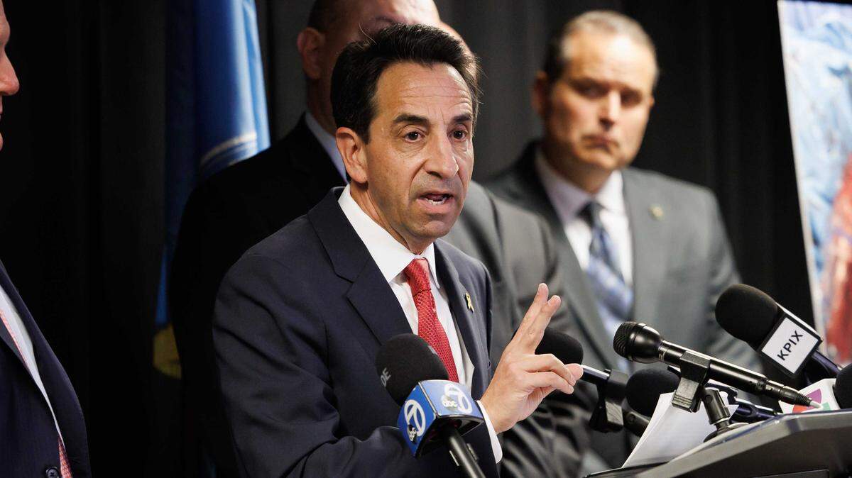 Santa Clara County District Attorney Jeff Rosen speaks during a news conference in December. Rosen has been working to change death sentences for Santa Clara-convicted inmates to life sentences but that move was unlikely to happen in two counties in the capital region.