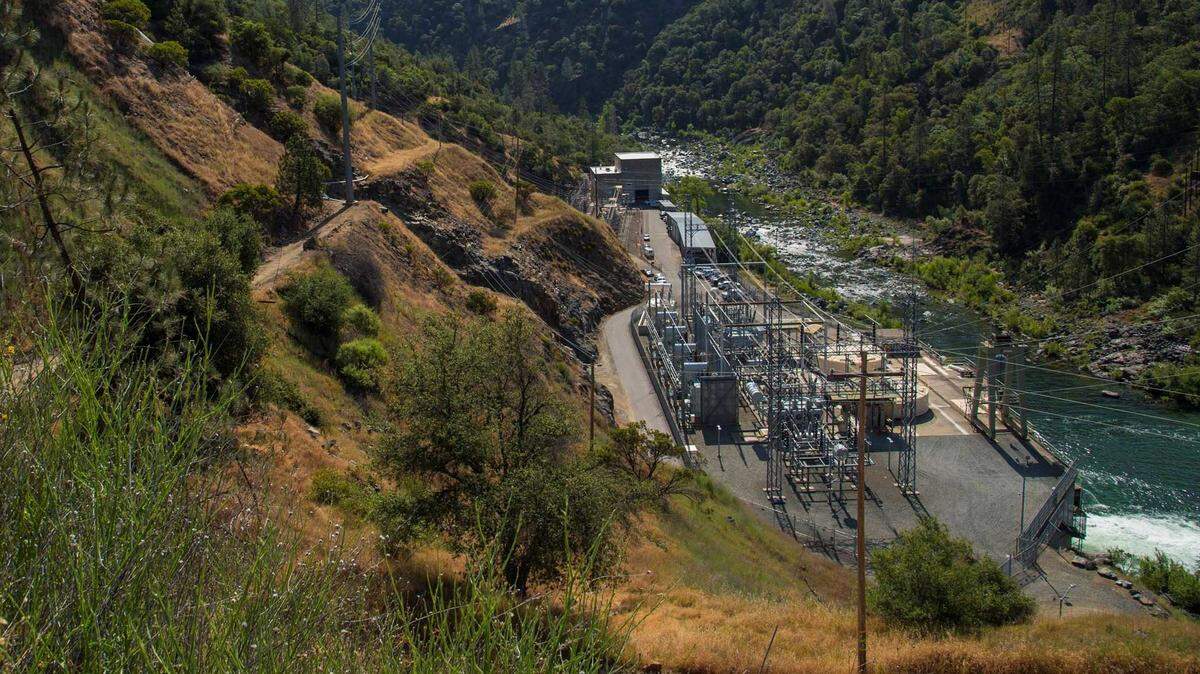 An undated photo of the New Colgate Powerhouse near Dobbins in Yuba County. A contractor, identified Thursday as 33-year-old Daniel Bustos Mendez of Hayward, died while operating construction equipment near the facility, according to the Yuba Water Agency.