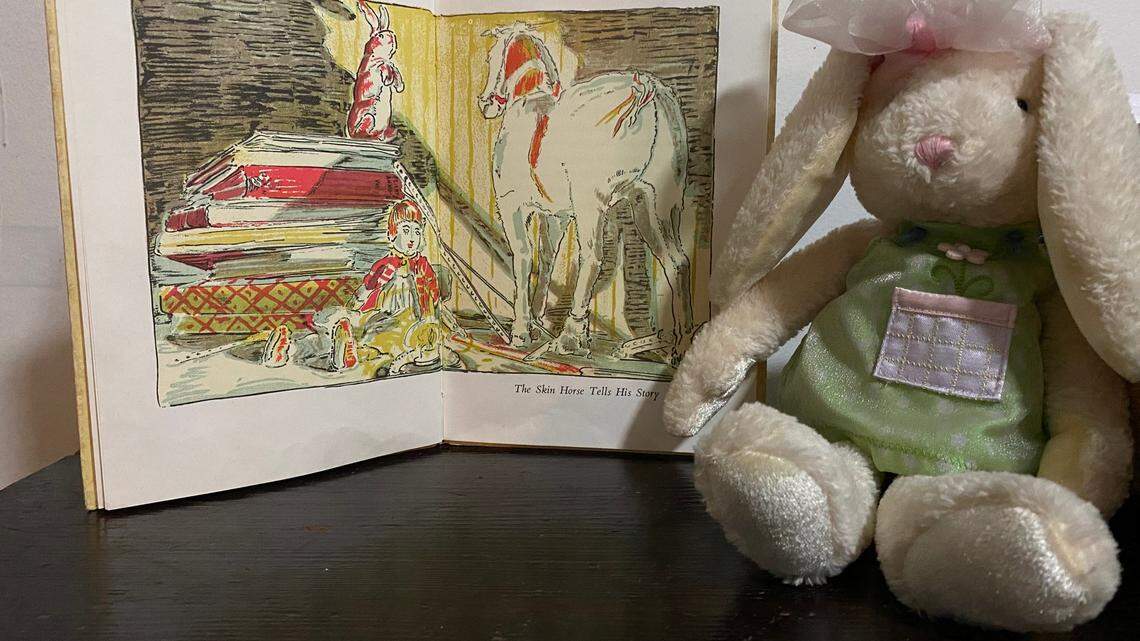 The author’s copy of “The Velveteen Rabbit.”