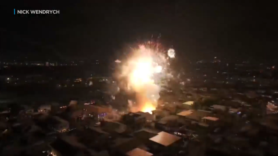 An “aerial cake” firework is believed to have set off a deadly blast at a New Year’s Eve party in Hawaii, officials said.