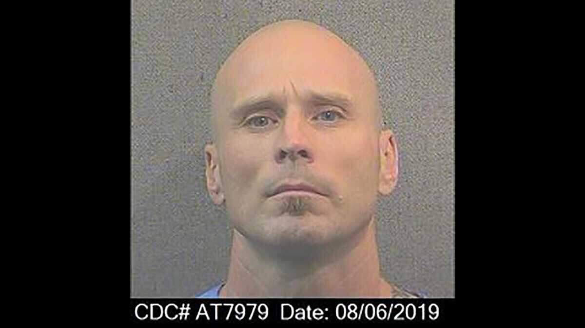 Jason Roger Stout, 40, was apprehended near Bakersfield, Calif., after escaping the Baseline Conservation Camp in Jamestown, some 200 miles away.