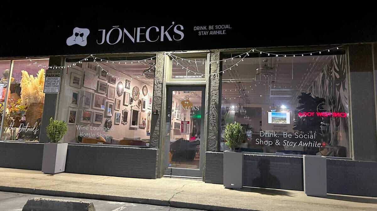 Joneck’s Wine Lounge and Bottle Shop, shown at its current East Sacramento location on H Street, is set to relocate to midtown Sacramento this summer.
