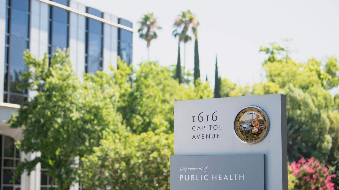 The California Department of Public Health has an office building on Capitol Avenue in Sacramento, photographed on Monday, July 31, 2023.