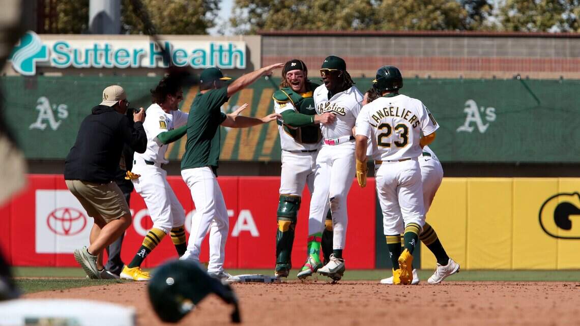 Struggling star plays hero for A’s in walk-off win against MLB’s best reliever