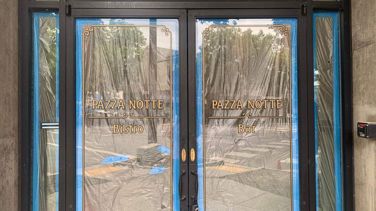 Pazza Notte at 1801 L St., Sacramento. The New York City Italian bistro and bar will soon open a second location in midtown. The business first announced the expansion in July 2022 with an original opening date of spring 2023.