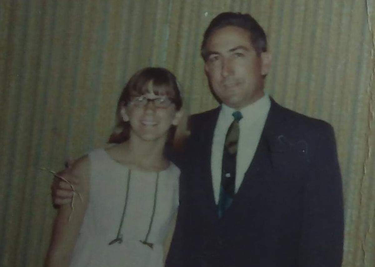 Louise LaBianca and her dad, Leno.