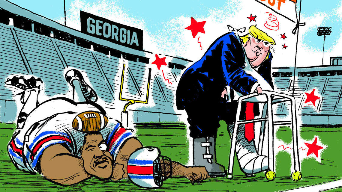 Jack Ohman: Meet the Walkers: Trump and Herschel...