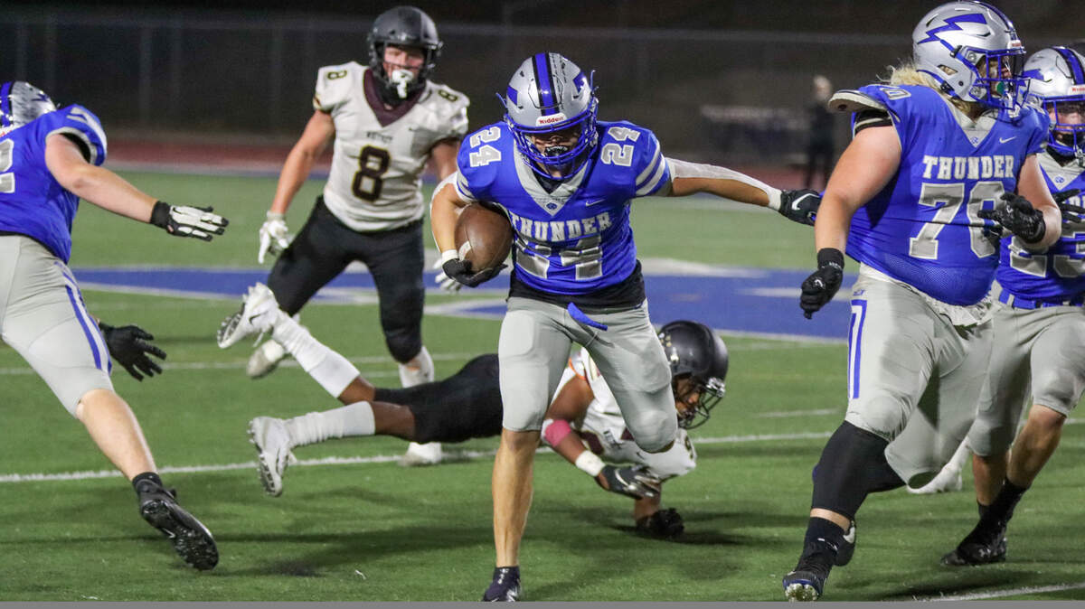 Rocklin running back Anthony Johnston ran for 49 yards and had a 35-yard touchdown run in the 31-3 win over Whitney Friday night in Placer County.