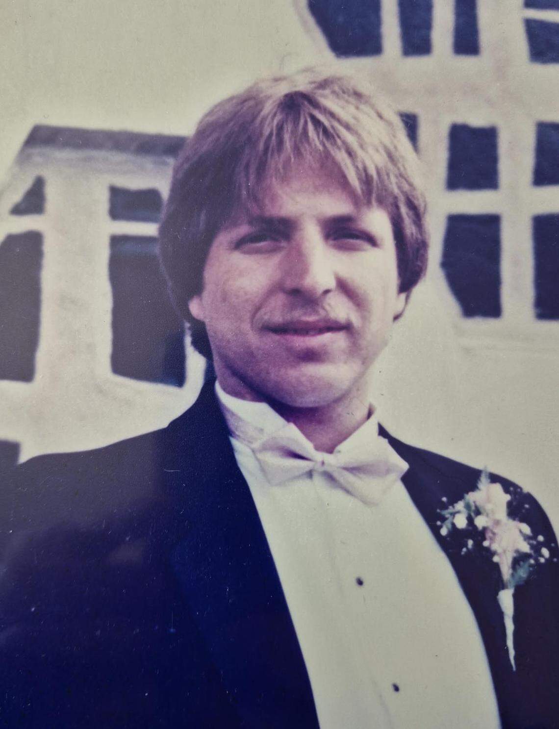 Richard “Ricky” McCarthy, photographed at his brother's wedding in the late 1980s, owned the safe found in the Jacobs home after the killings. 