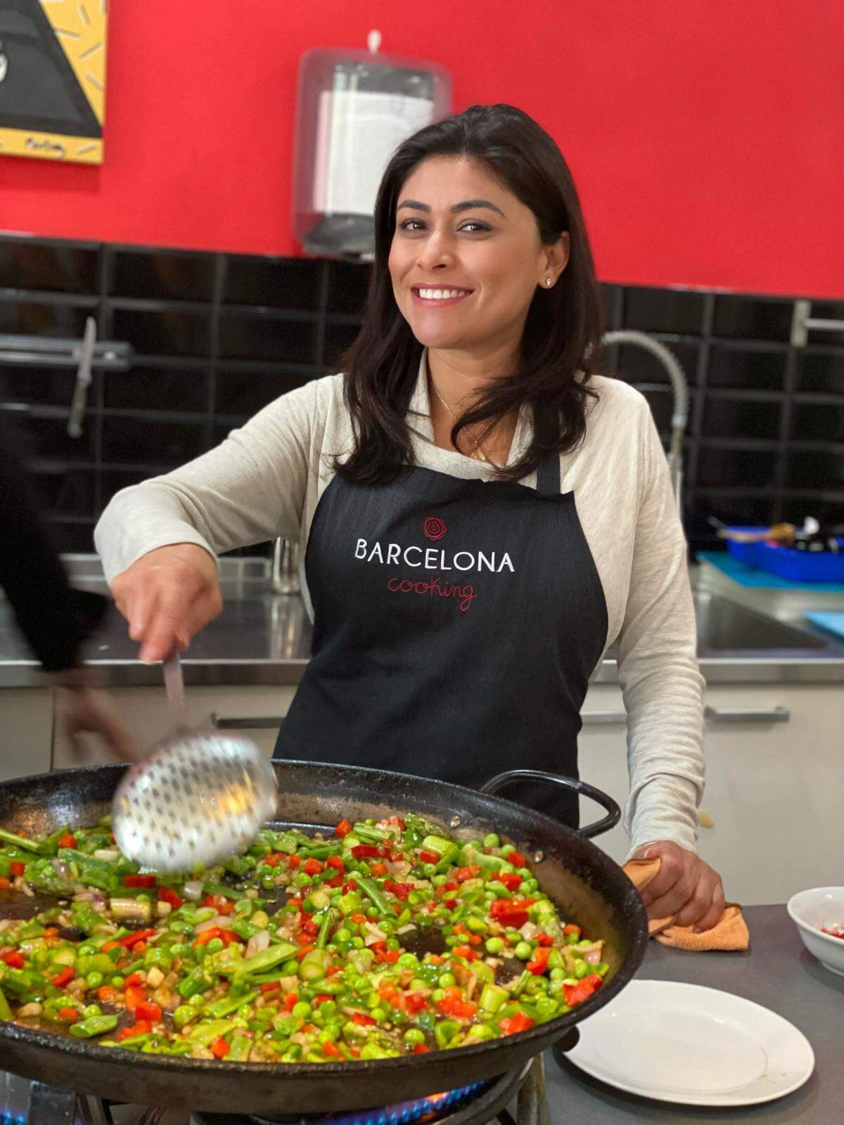 In 2021, Maria Perez took cooking classes in Spain ahead of launching her business, Maria’s Paella, to learn the art of cooking the iconic Spanish dish.