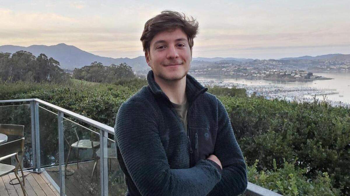 The body of Max Lenail, 21, was found at Mission Trails Park, San Diego police said. His family said he likely died in a “freak accident” while hiking.