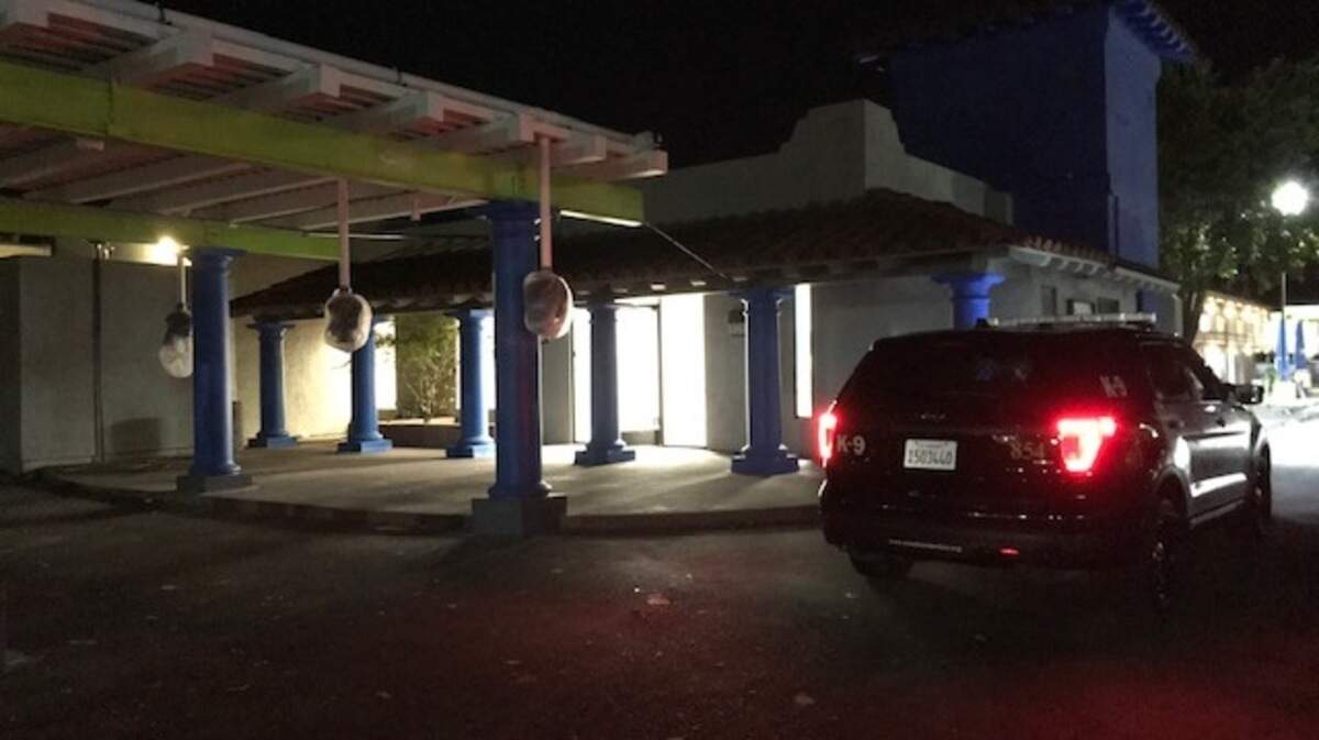 Police stopped a burglary in progress at a car wash in Woodland Thursday night.