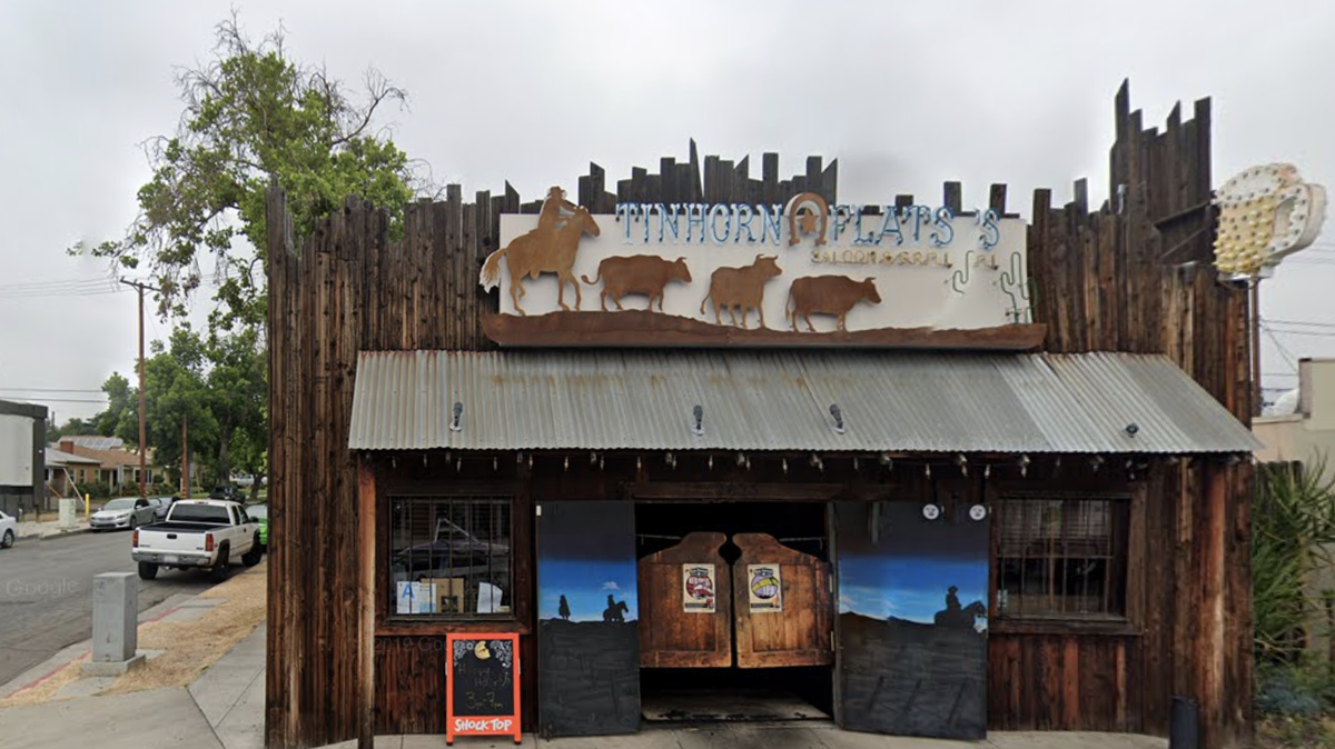The Tinhorn Flats Saloon & Grill in Burbank was evicted by the Los Angeles County Sheriff’s Department after the bar defied COVID restrictions.