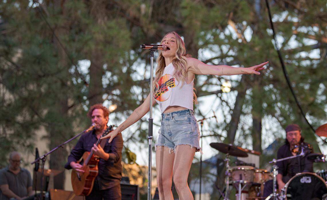 Singer LeAnn Rimes performs at the Golden 1 Stage inside the California State Fair on Wednesday, July 19, 2023, in Sacramento as part of the Toyota Concert Series. The fair kicks off at Cal Expo in Sacramento on Friday, July 12, 2024.