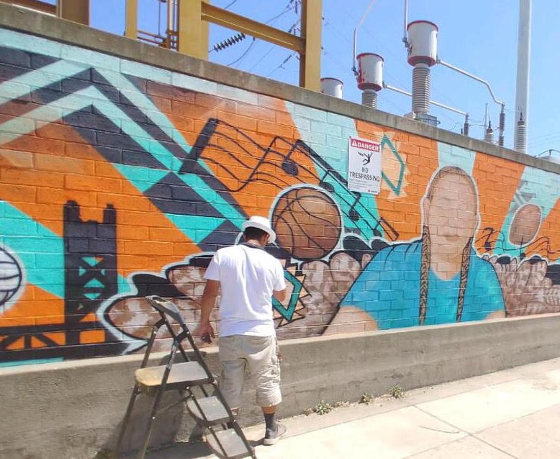 A people that settled in the Americas tens of thousands of years ago, during the gold rush the Miwok tribe was almost entirely forced off its lands. But the tribe is still robust and flourishing, and artist Carl Avery came to Sacramento to paint it loud and clear.