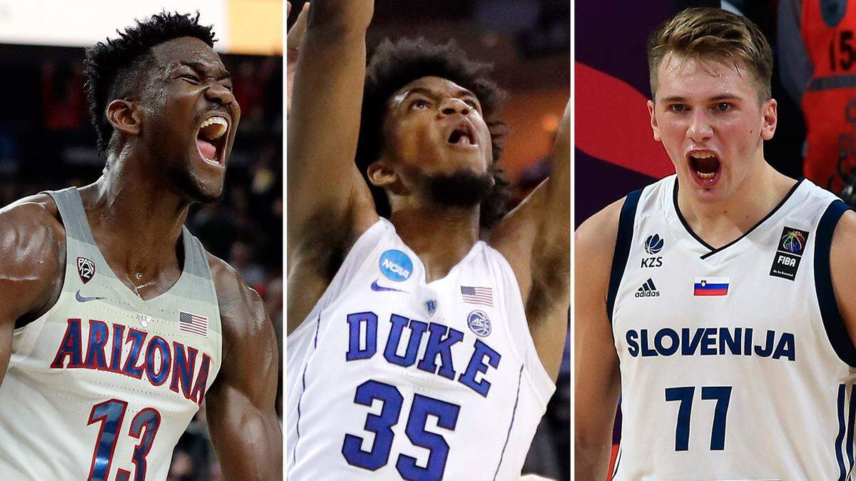 Deandre Ayton, left, Marvin Bagley III, center, and Luka Doncic are all expected to be high picks in the NBA draft June 21. Ayton is the favorite to be selected No. 1 overall by the Phoenix Suns, which means the Kings could grab Bagley or Doncic at No. 2.