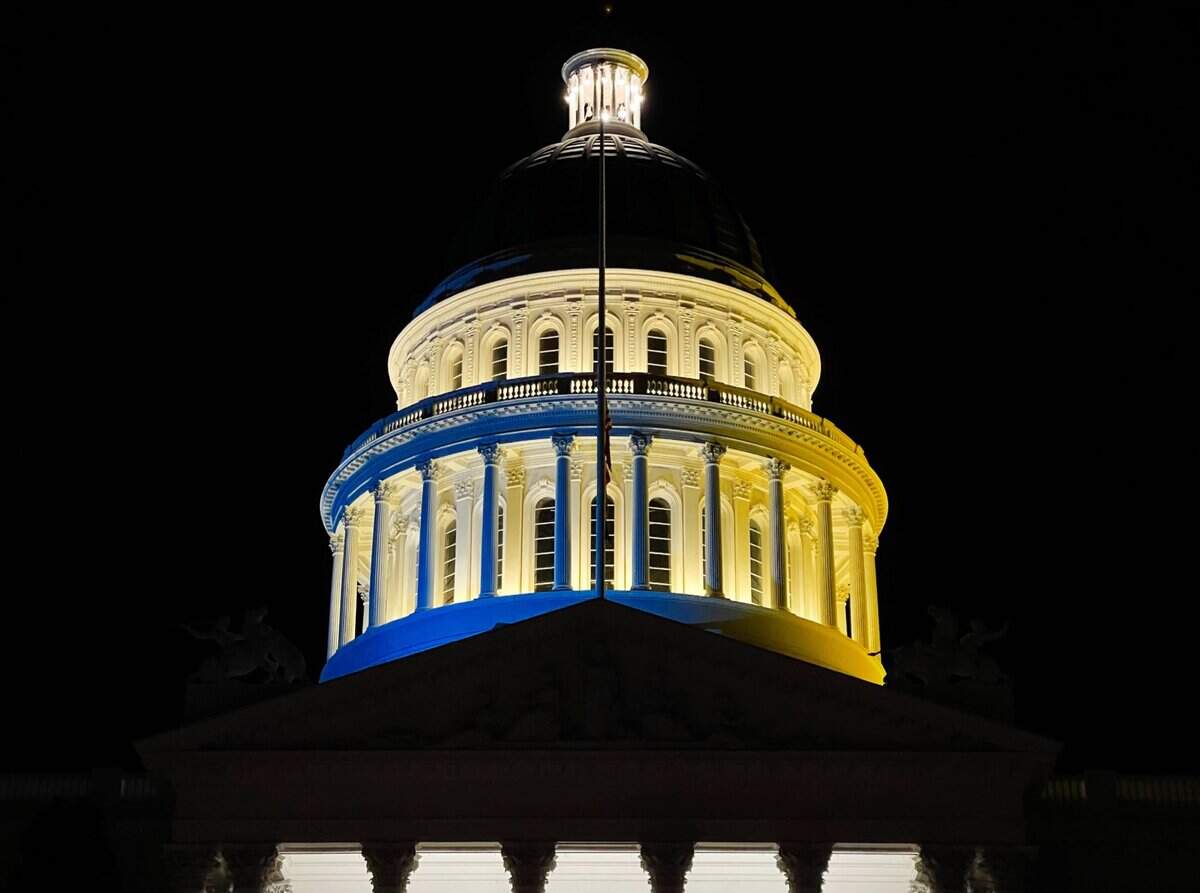 The California State Capitol building on Sunday, Feb. 27, 2022.