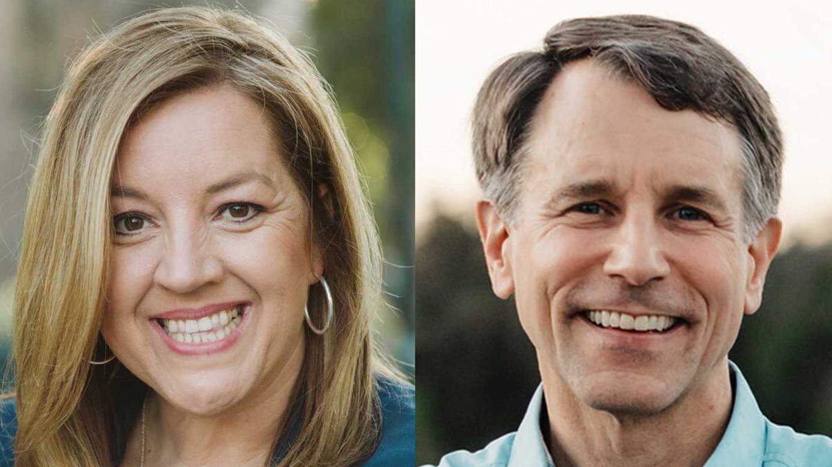 Angelique Ashby, left, and Dave Jones are running for the open seat in the 8th Senate District, which represents parts of Sacramento County in the Legislature.