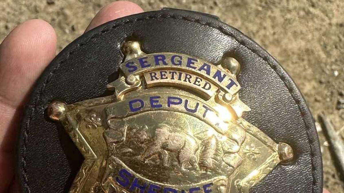 Deputies with the Yolo County Sheriff’s Department recovered a a retiree badge belonging to an Alameda County Sheriff sergeant on June 16, 2023. The badge was reported stolen in 2018 during a vehicle burglary.