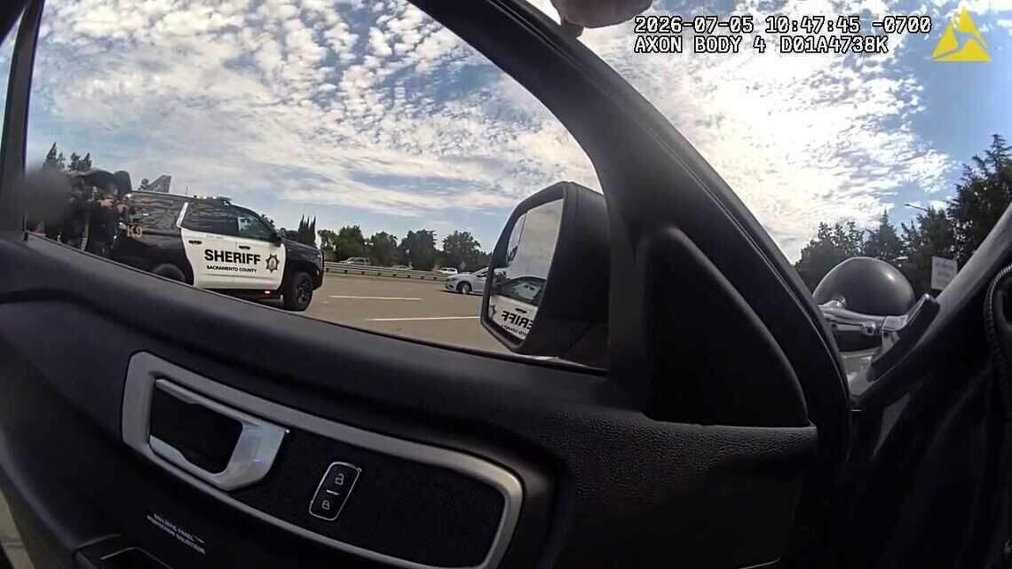Video shows 5 Sacramento deputies open fire on armed man after I-80 pursuit