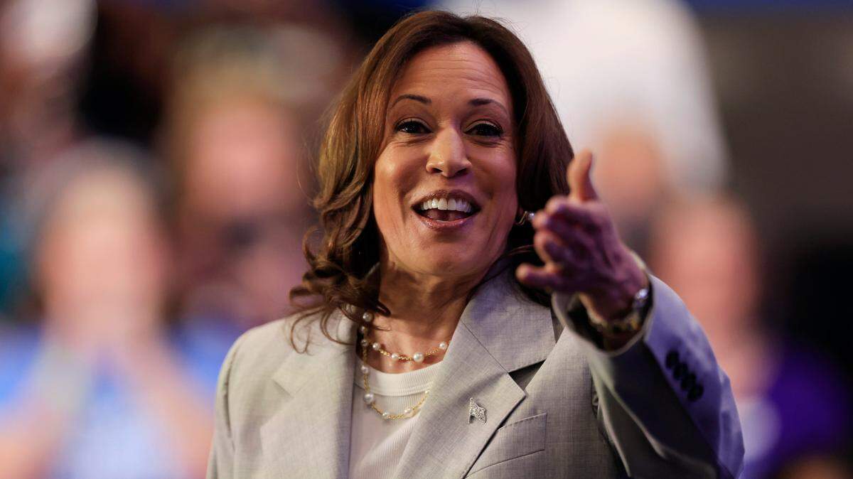 Vice President Kamala Harris speaks on May 1, 2024, at the Prime Osborn Convention Center in Jacksonville, Fla.