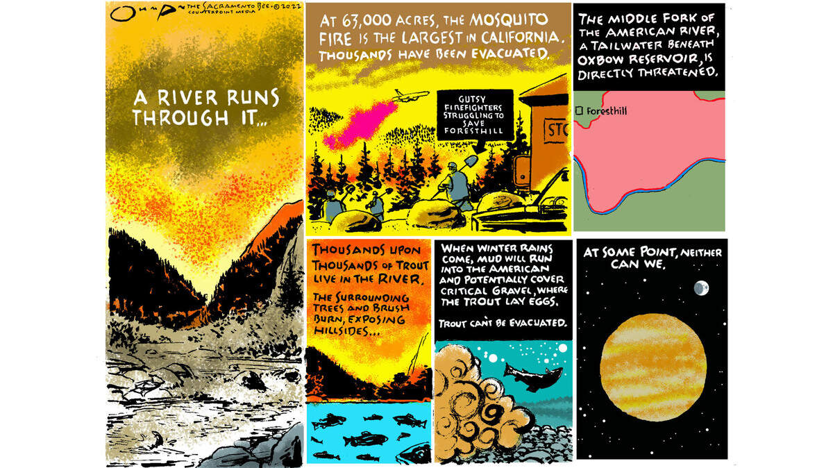 Jack Ohman: River under fire ...