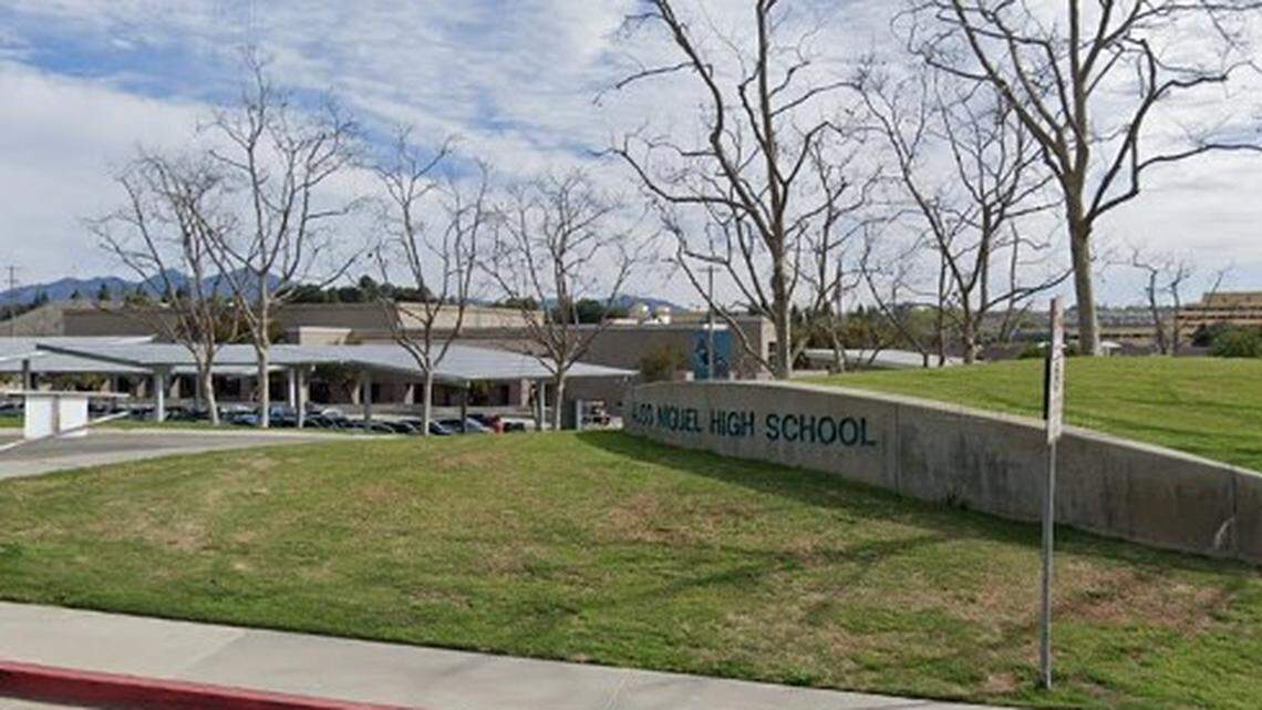 A teen’s “promposal” sign referring to George Floyd has prompted an outcry at Aliso Niguel High School in California, officials say.