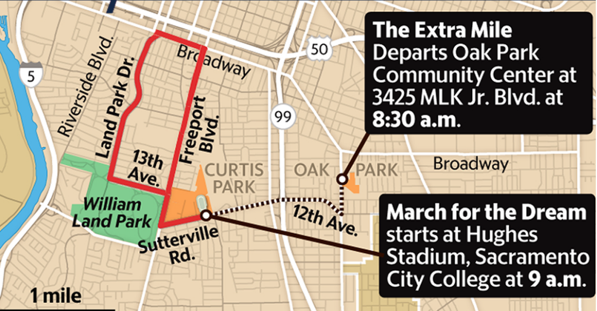 MLK365 march route