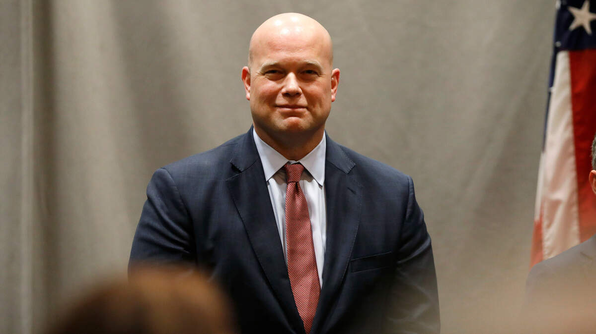 Acting Attorney General Matthew Whitaker.