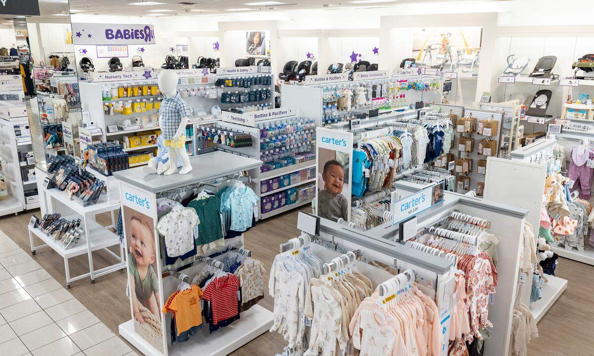The Babies R Us shop inside Kohl’s in Brookfield, Wis., is “directly adjacent” to baby apparel, the company said.