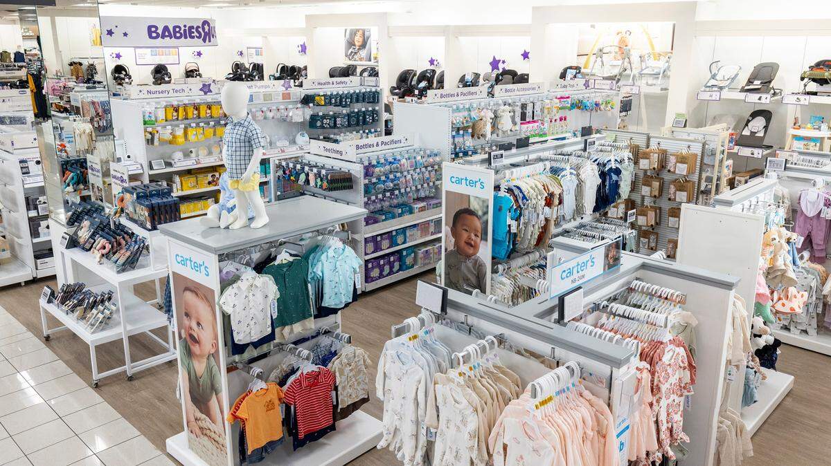 The Babies “R” Us shop inside Kohl’s in Brookfield, Wisconsin, is “directly adjacent” to baby apparel, the company said.