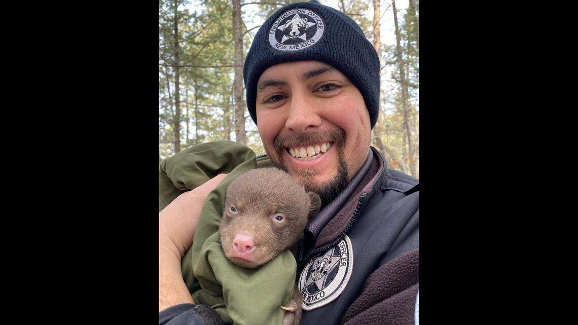 A New Mexico wildlife agency promoted bear hugging in a March 13 job listing for conservation officers.