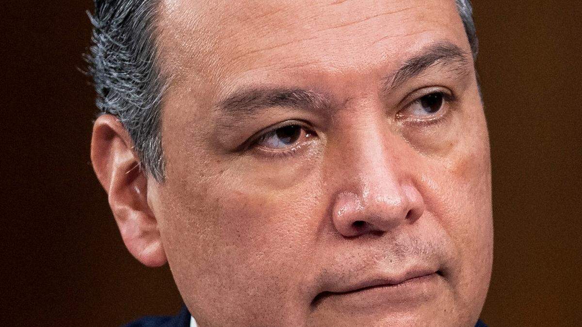 Sen. Alex Padilla is one of Democratic presidential nominee Kamala Harris’ closest Senate allies (Estados Unidos) EFE/EPA/AL DRAGO / POOL