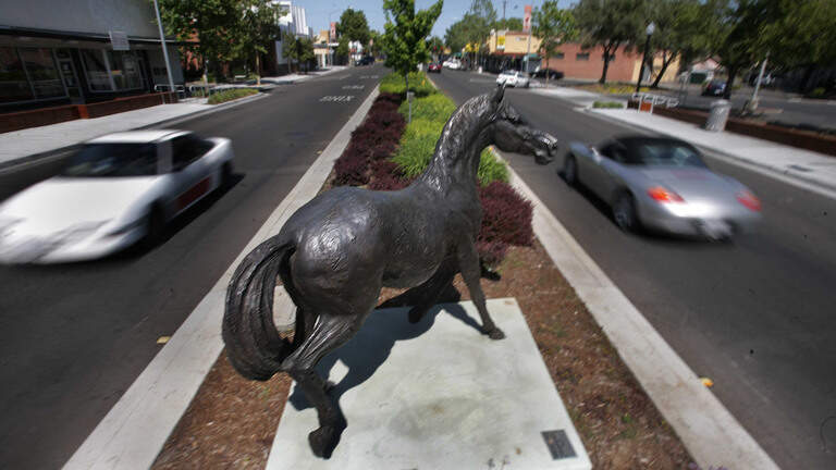 Police make arrests in bronze Ben Ali statue theft; Del Paso landmark still missing