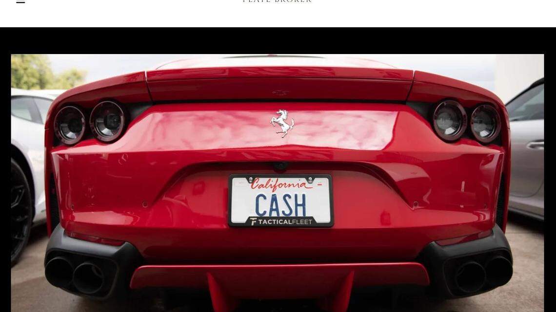 A former Silicon Valley attorney has listed his personalized “CASH” California license plate for sale for $2 million after 50 years.