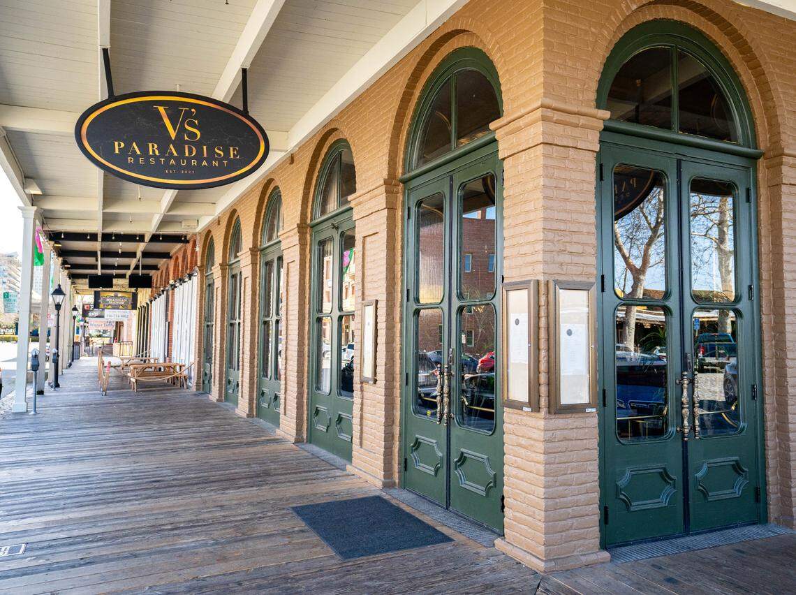 V’s Paradise, located at 1001 Front St. in Old Sacramento, is ready to greet customers on Thursday, the day before the Armenian American steakhouse’s grand opening.