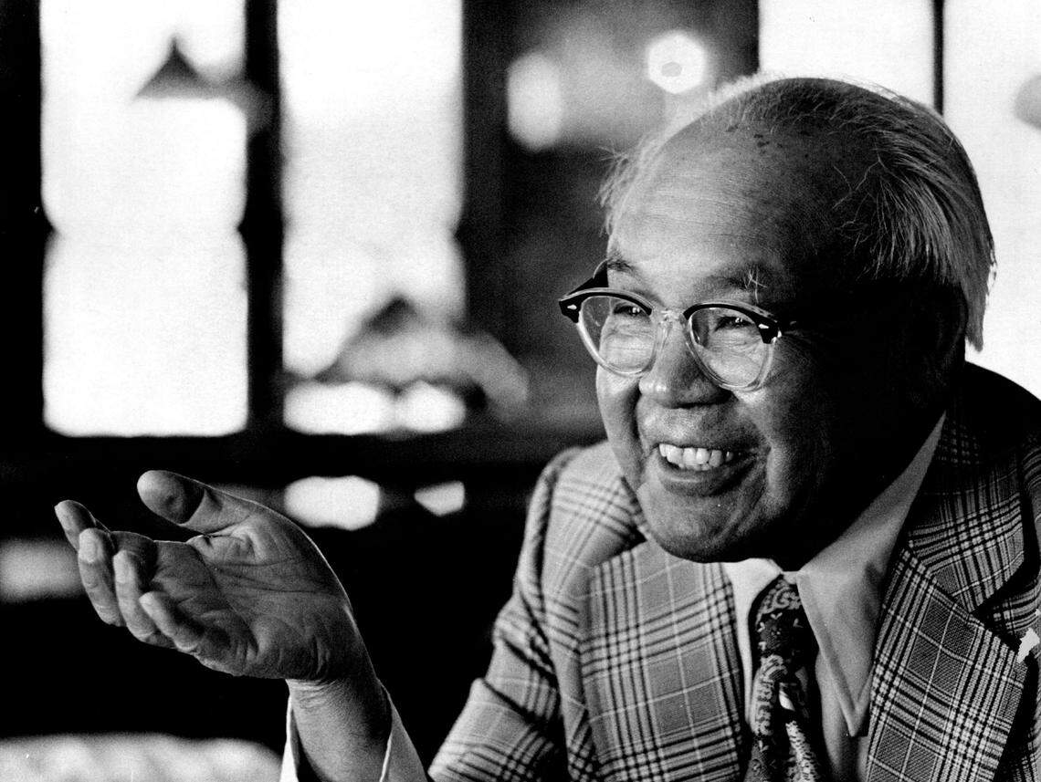 Frank Fat in his Fat City restaurant